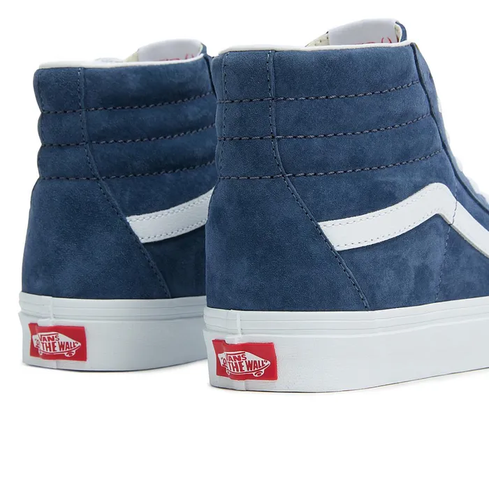 Vans HiTop Shoes Men Sk8Hi Pig Suede Shoes Blue