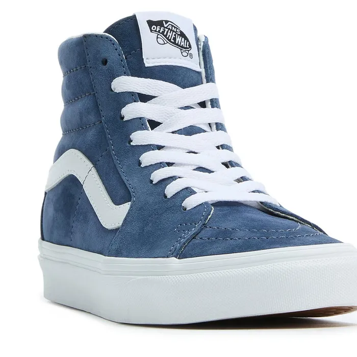 Vans HiTop Shoes Men Sk8Hi Pig Suede Shoes Blue