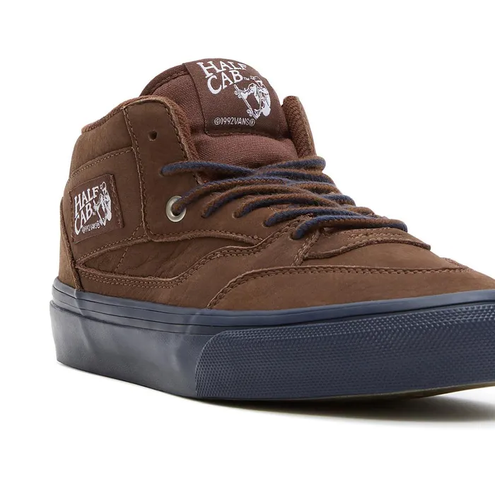 Vans HiTop Shoes Men Skate Half Cab 03992 X Nick Michel Shoes Brown