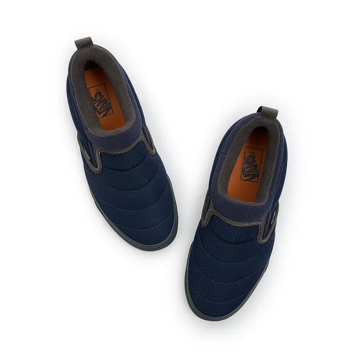 Vans HiTop Shoes Men SlipOn Mid Cozy Mesh Shoes Blue