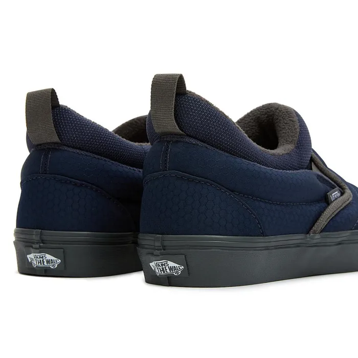 Vans HiTop Shoes Men SlipOn Mid Cozy Mesh Shoes Blue