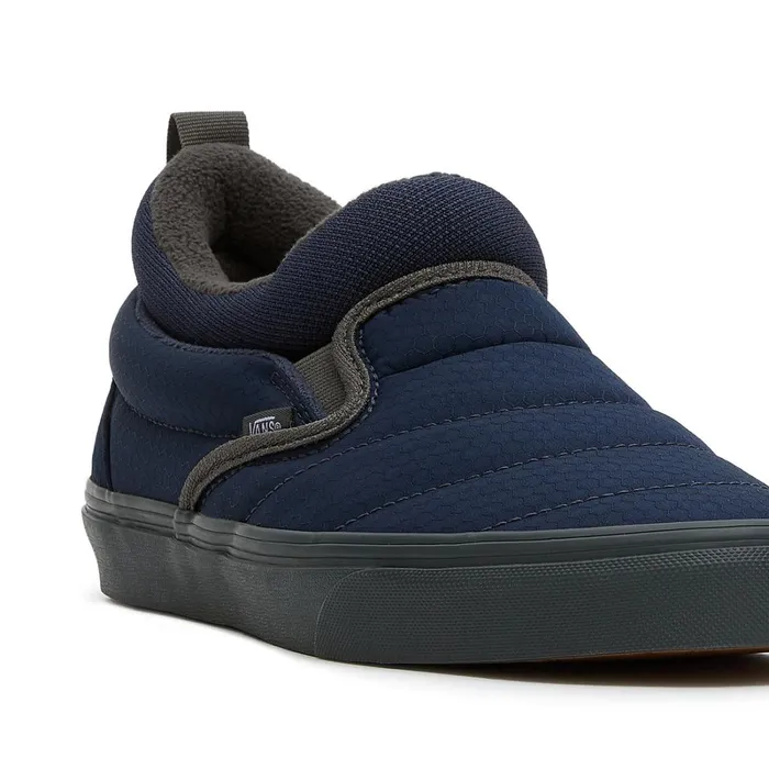 Vans HiTop Shoes Men SlipOn Mid Cozy Mesh Shoes Blue