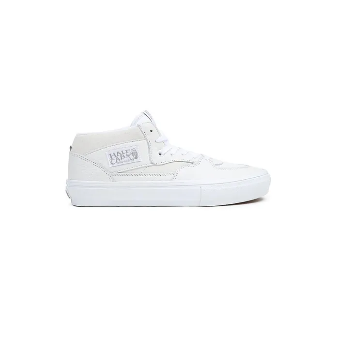 Vans HiTop Shoes Women Skate Half Cab Shoes White