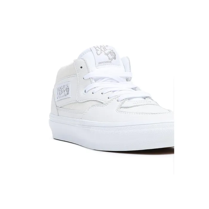 Vans HiTop Shoes Women Skate Half Cab Shoes White