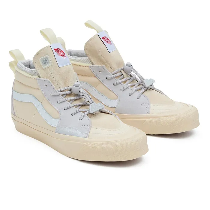 Vans HiTop Shoes Women Vault By X Abc Sk8Hi EXT Shoes Beige