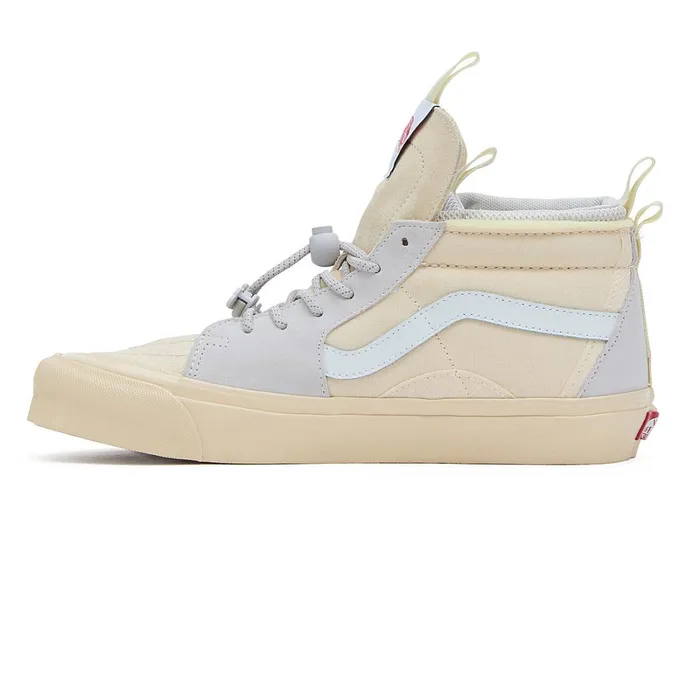 Vans HiTop Shoes Women Vault By X Abc Sk8Hi EXT Shoes Beige