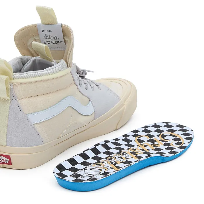 Vans HiTop Shoes Women Vault By X Abc Sk8Hi EXT Shoes Beige