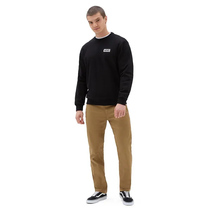 Vans Hoodies and Sweatshirts Men Relaxed Fit Crew Sweatshirt Black