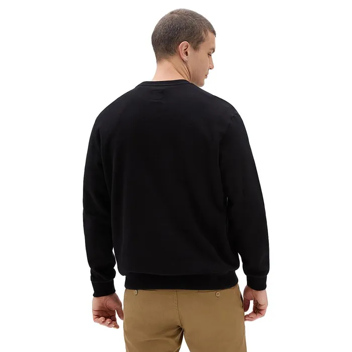 Vans Hoodies and Sweatshirts Men Relaxed Fit Crew Sweatshirt Black