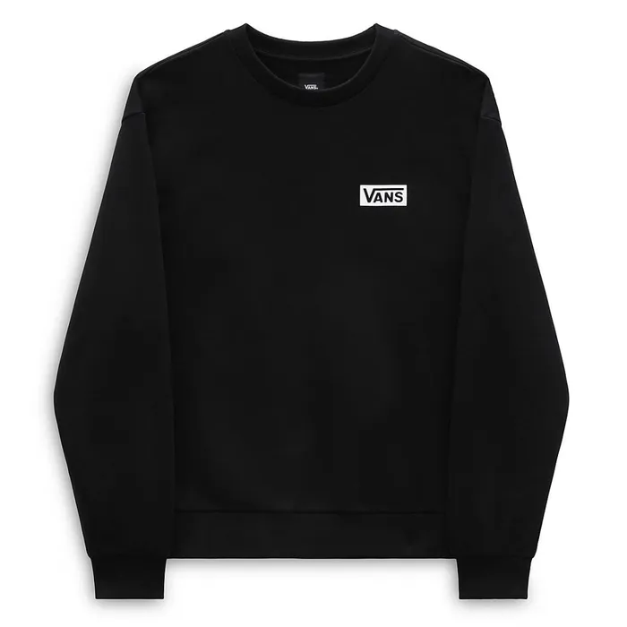 Vans Hoodies and Sweatshirts Men Relaxed Fit Crew Sweatshirt Black