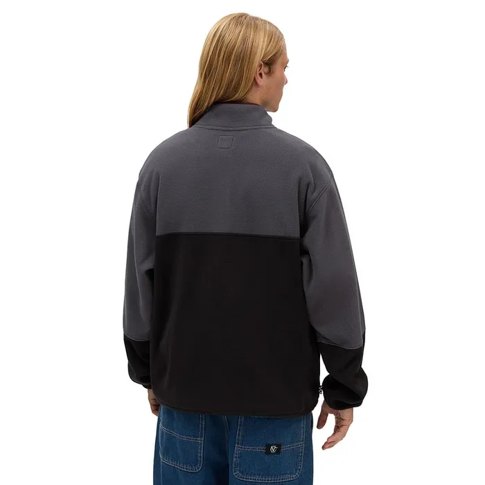 Vans Hoodies and Sweatshirts Men Rowan Zorilla Half Zip Pullover Black