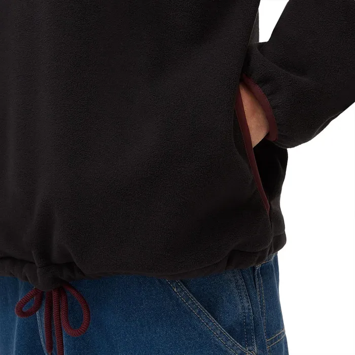 Vans Hoodies and Sweatshirts Men Rowan Zorilla Half Zip Pullover Black