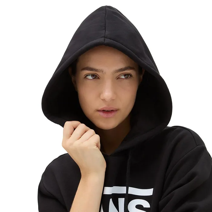 Vans Hoodies and Sweatshirts Women Classic V Boyfriend Fit Pullover Hoodie Black