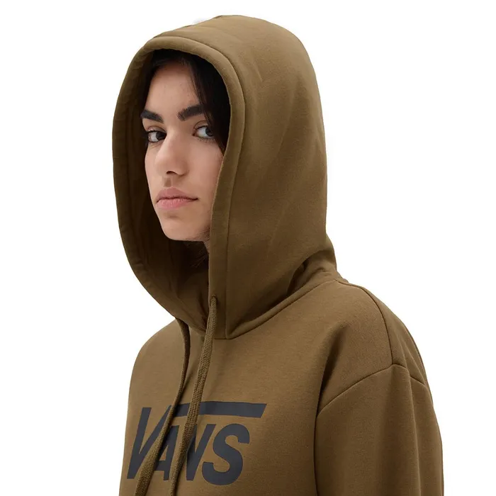 Vans Hoodies and Sweatshirts Women Classic V Boyfriend Fit Pullover Hoodie Brown