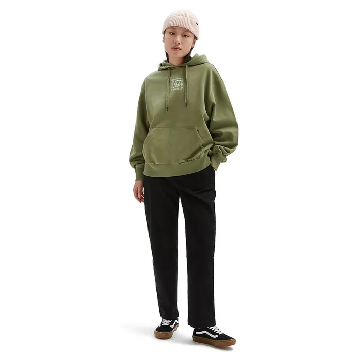 Vans Hoodies and Sweatshirts Women Shroomy Experience Pullover Hoodie Green