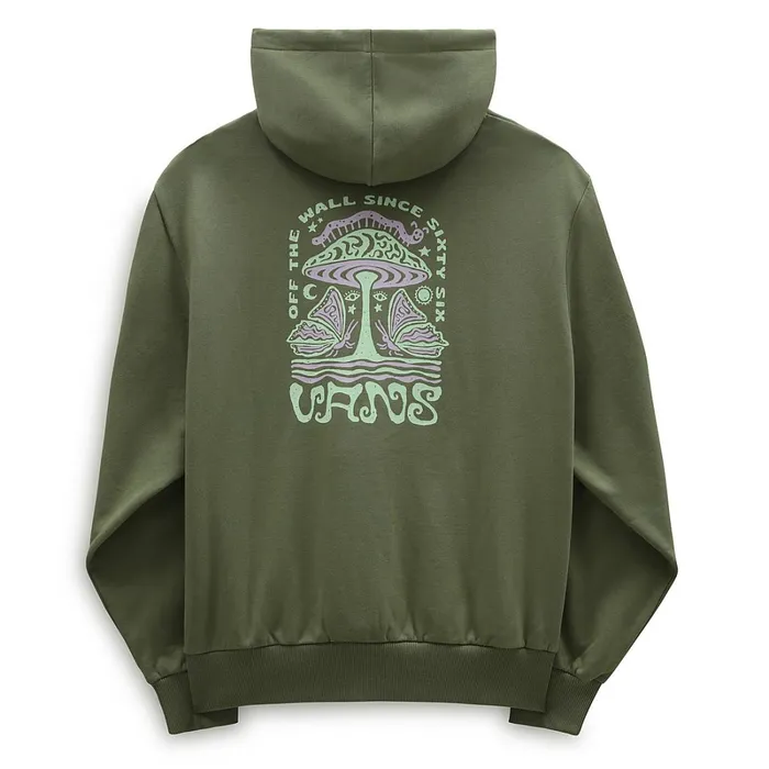 Vans Hoodies and Sweatshirts Women Shroomy Experience Pullover Hoodie Green