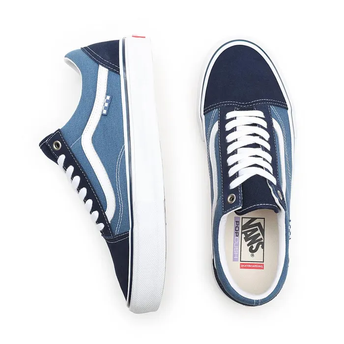 Vans Lowtop Shoes Men Skate Old Skool Shoes Blue