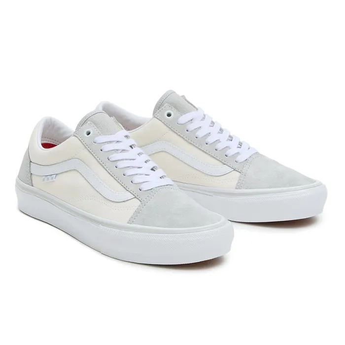 Vans Lowtop Shoes Men Skate Old Skool Shoes Grey White