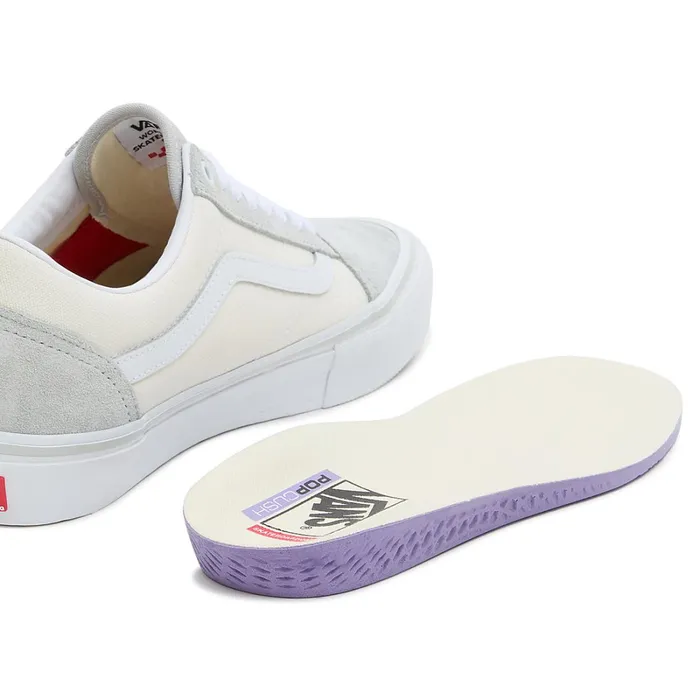 Vans Lowtop Shoes Men Skate Old Skool Shoes Grey White