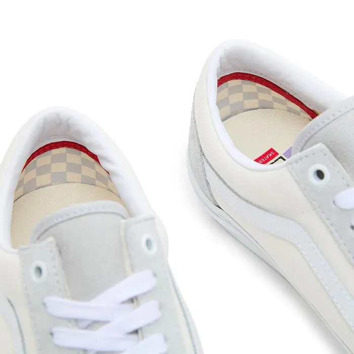 Vans Lowtop Shoes Men Skate Old Skool Shoes Grey White