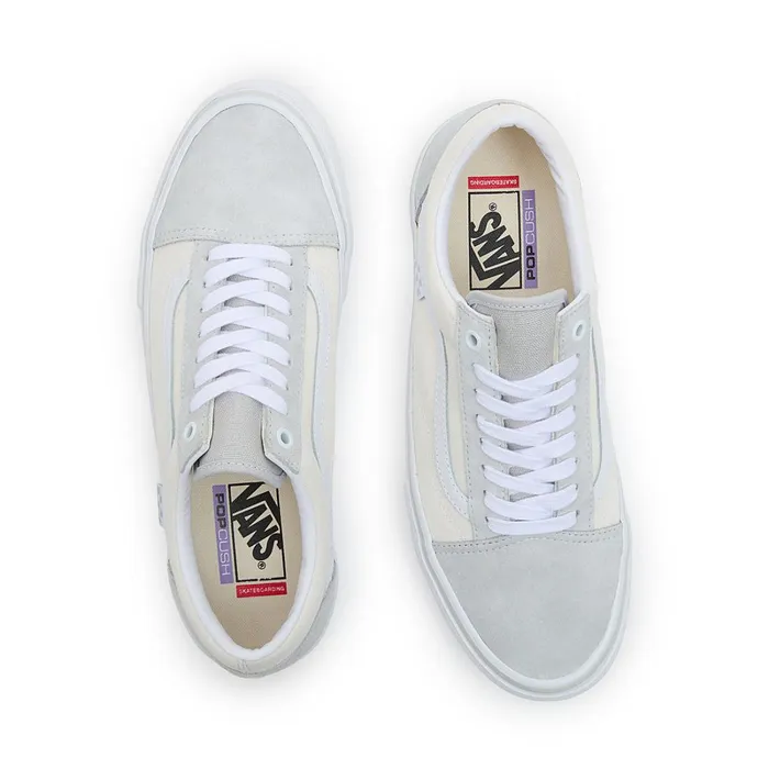 Vans Lowtop Shoes Men Skate Old Skool Shoes Grey White