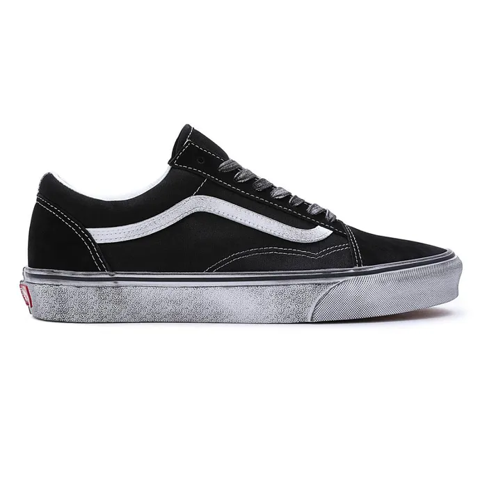 Vans Lowtop Shoes Men Stressed Old Skool Shoes Black