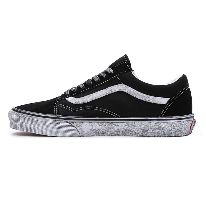 Vans Lowtop Shoes Men Stressed Old Skool Shoes Black
