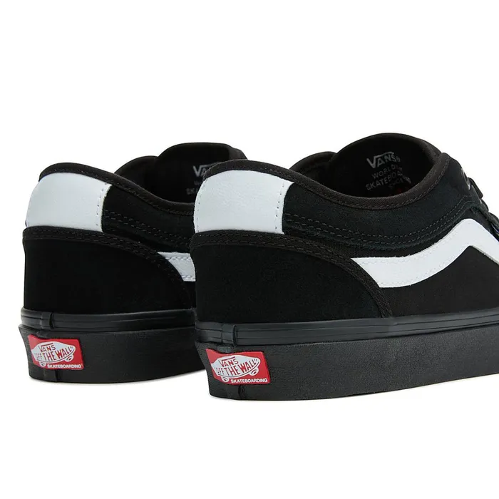 Vans Lowtop Shoes Women Chukka Low Sidestripe Shoes Black White