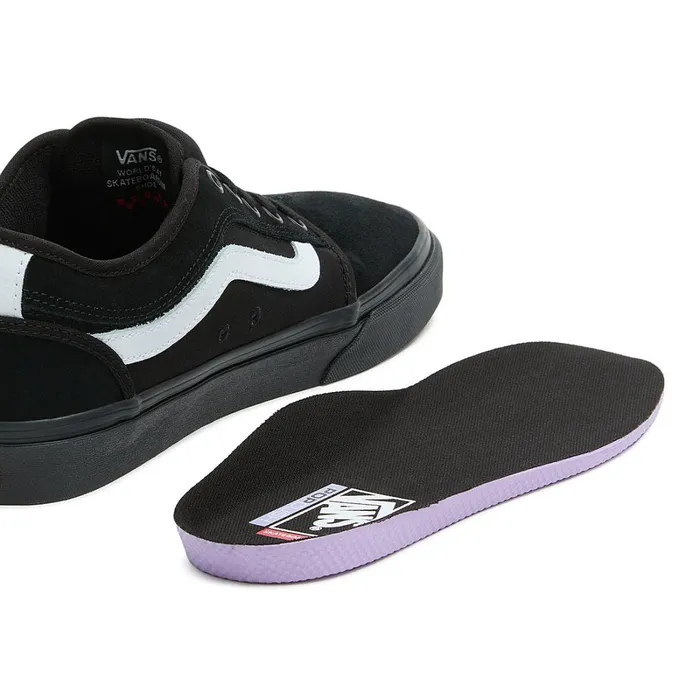 Vans Lowtop Shoes Women Chukka Low Sidestripe Shoes Black White