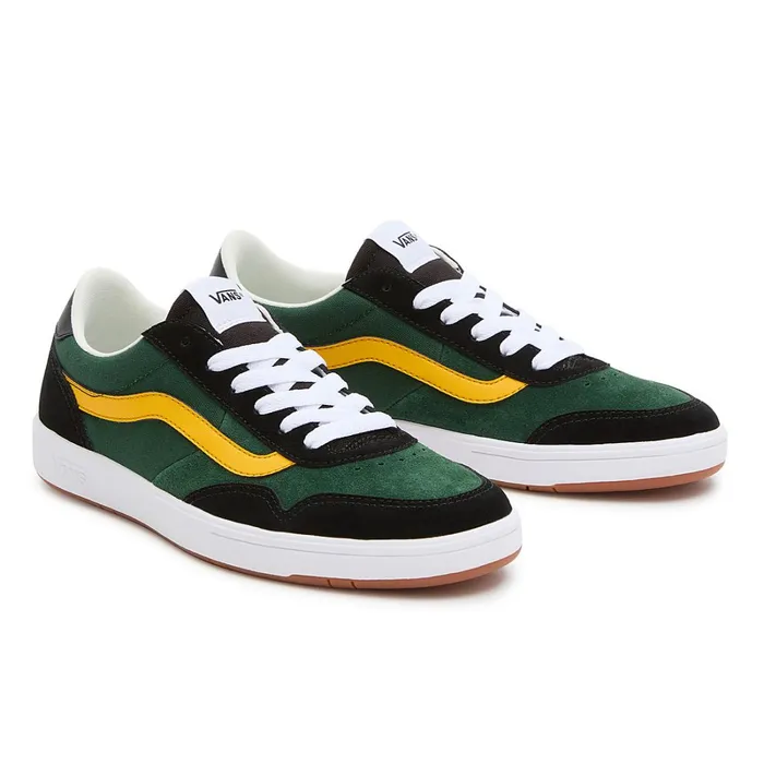 Vans Lowtop Shoes Women Cruze Too ComfyCush Shoes Black Green