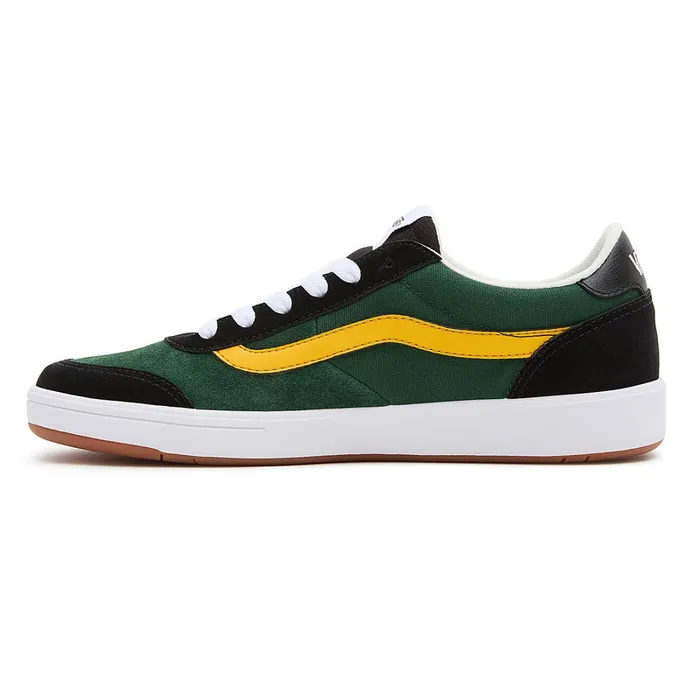 Vans Lowtop Shoes Women Cruze Too ComfyCush Shoes Black Green
