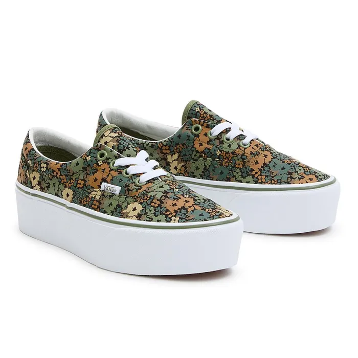 Vans Lowtop Shoes Women Era Stackform Shoes Green