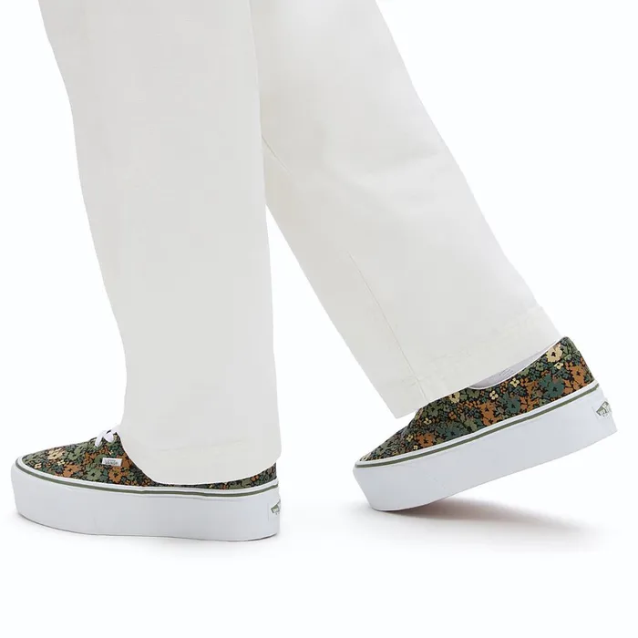 Vans Lowtop Shoes Women Era Stackform Shoes Green
