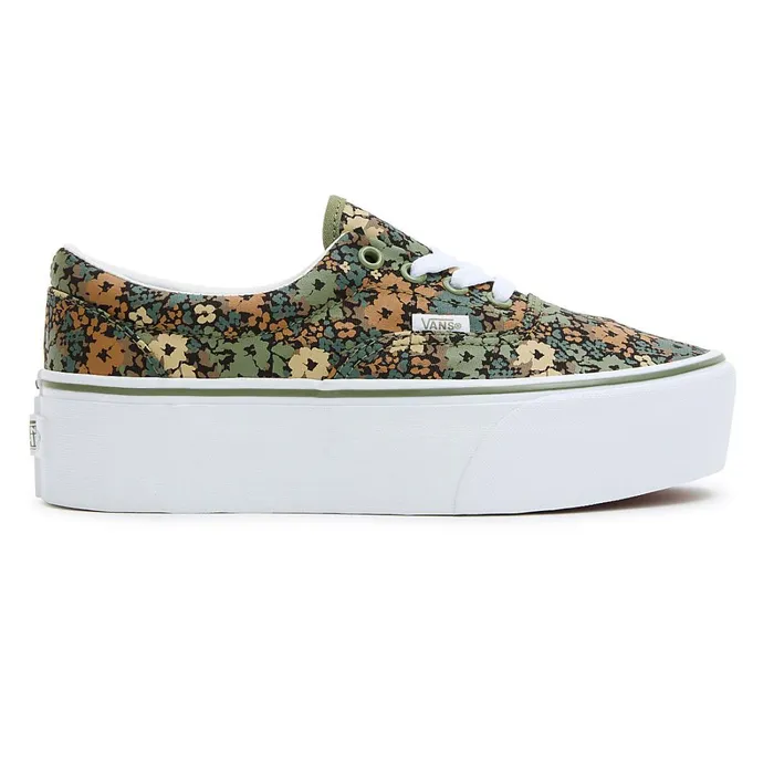 Vans Lowtop Shoes Women Era Stackform Shoes Green