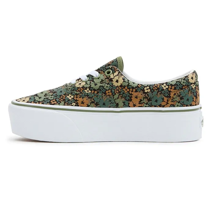 Vans Lowtop Shoes Women Era Stackform Shoes Green