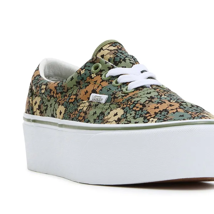 Vans Lowtop Shoes Women Era Stackform Shoes Green
