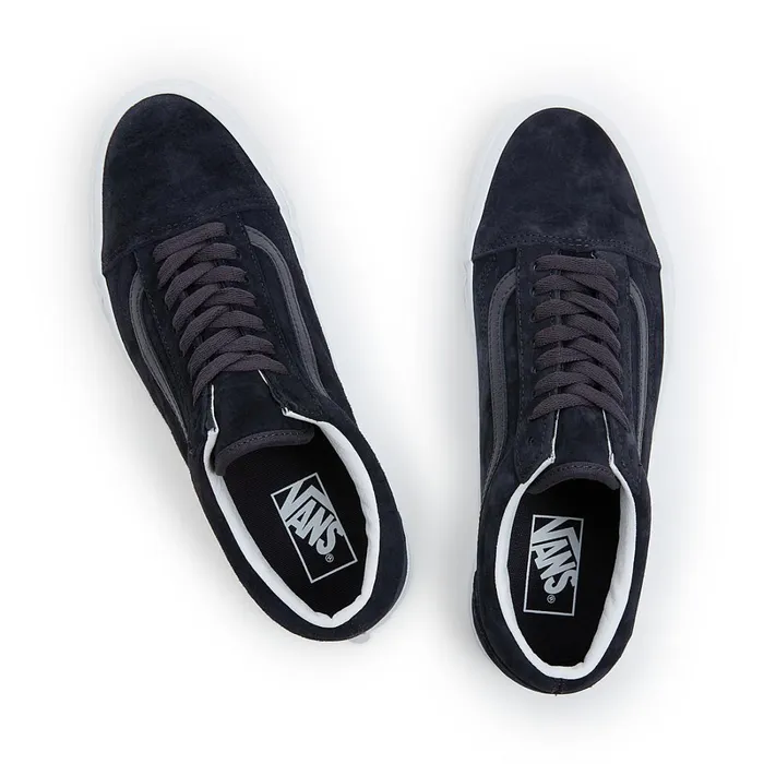 Vans Lowtop Shoes Women Old Skool Pig Suede Shoes Blue