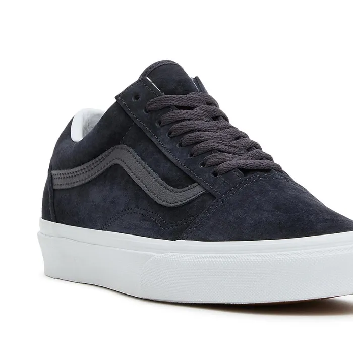 Vans Lowtop Shoes Women Old Skool Pig Suede Shoes Blue