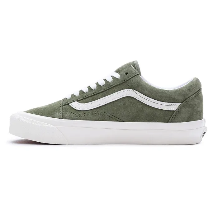 Vans Lowtop Shoes Women Pig Suede Old Skool 36 DX Shoes Green