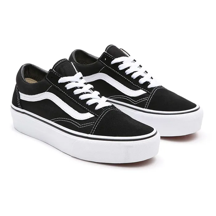 Vans Lowtop Shoes Women Platform Old Skool Shoes Black
