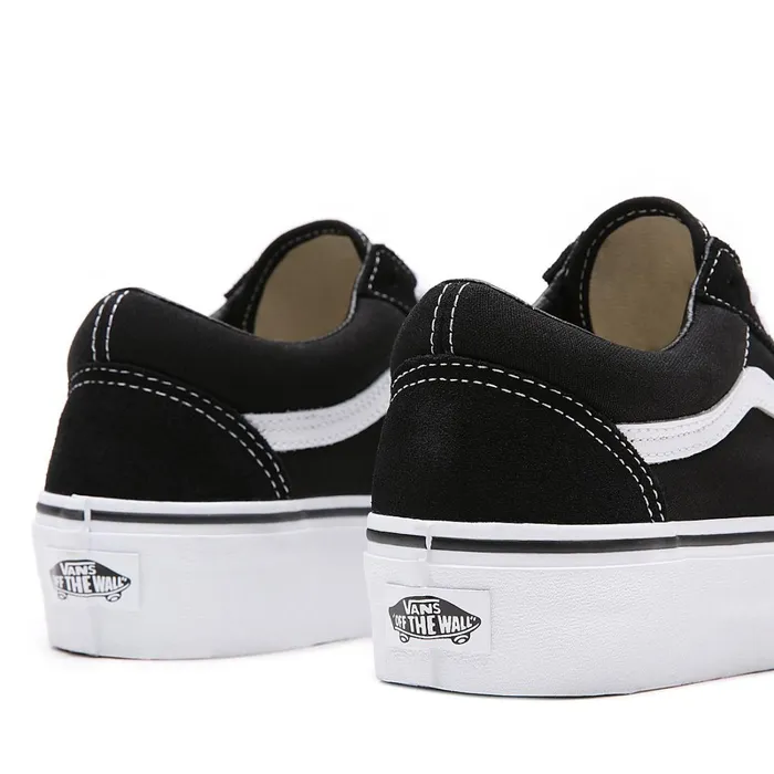 Vans Lowtop Shoes Women Platform Old Skool Shoes Black