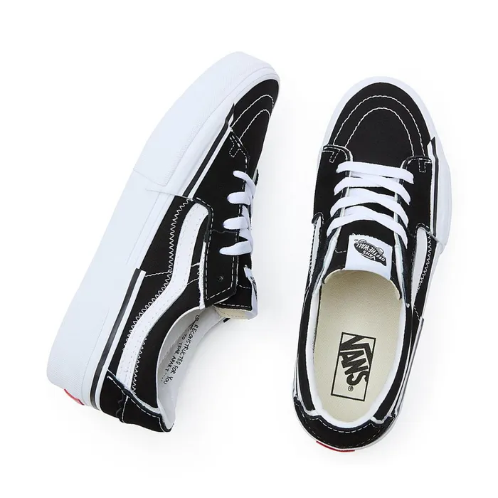 Vans Lowtop Shoes Women Sk8Low Reconstruct Shoes Black