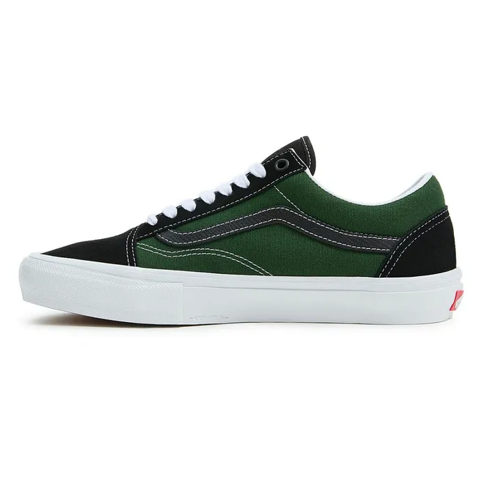 Vans Lowtop Shoes Women Skate Old Skool Safari Shoes Black Green