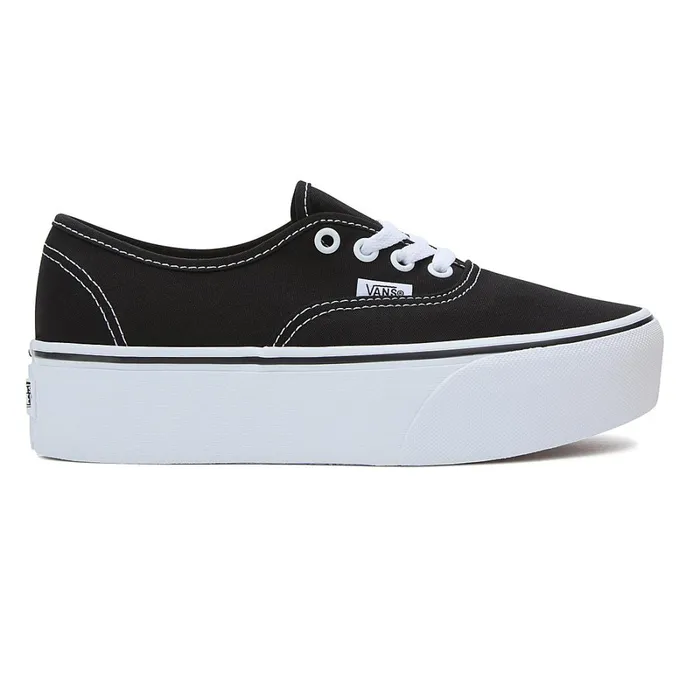 Vans Platform Shoes Women Authentic Stackform Shoes Black