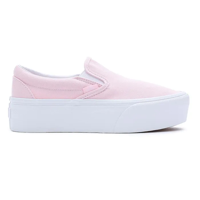 Vans Platform Shoes Women Classic SlipOn Stackforms Shoes Pink