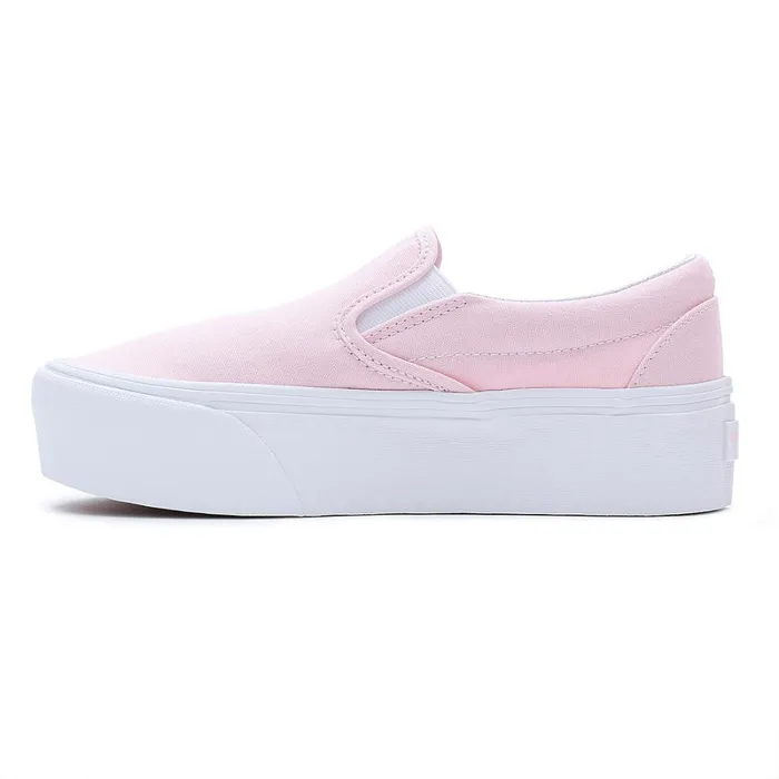 Vans Platform Shoes Women Classic SlipOn Stackforms Shoes Pink