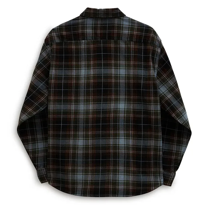 Vans Shirts Men Mayhill Long Sleeve Buttondown Shirt Black