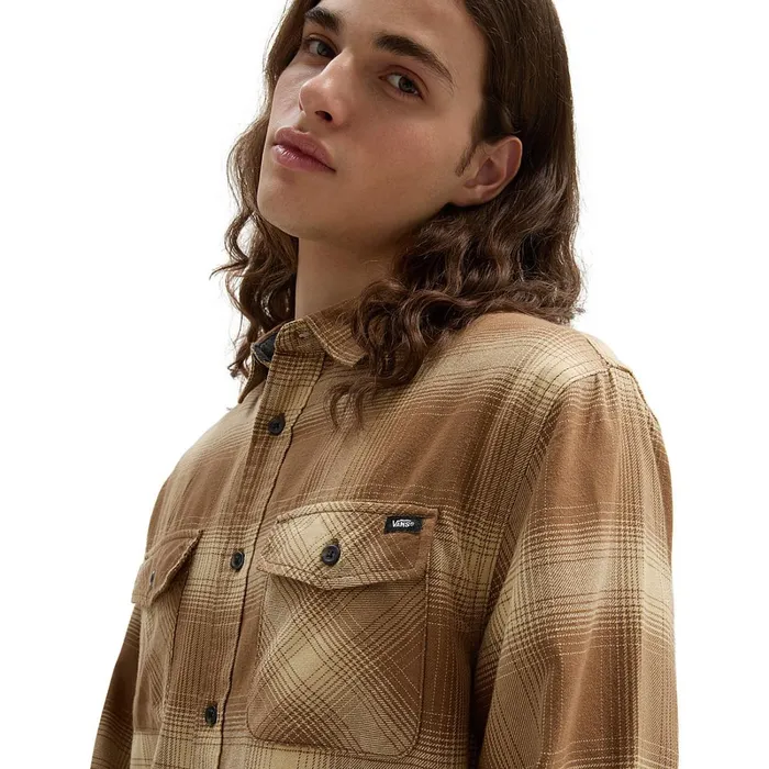 Vans Shirts Men Monterey III Woven Shirt Brown