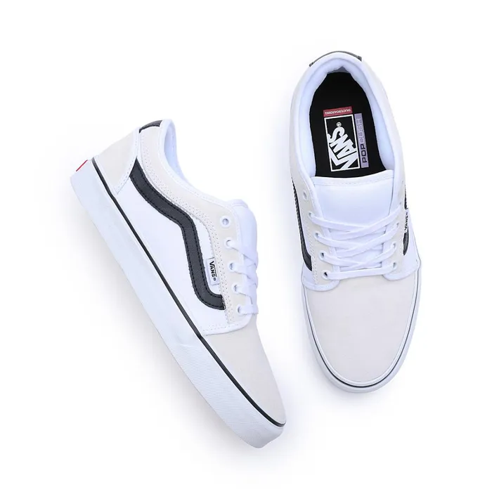 Vans Skate Shoes Men Chukka Low Sidestripe Shoes White
