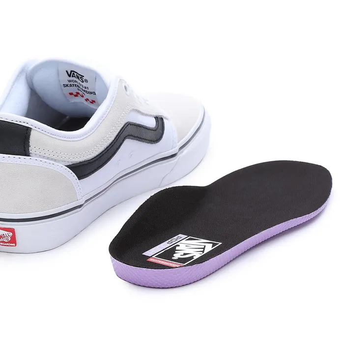 Vans Skate Shoes Men Chukka Low Sidestripe Shoes White